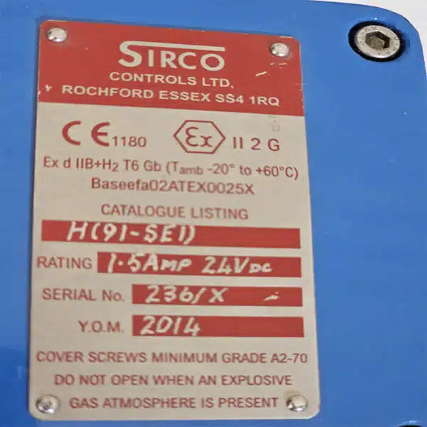 سوئیچ‌ دما SIRCO H 91SE1 - تصویر 2