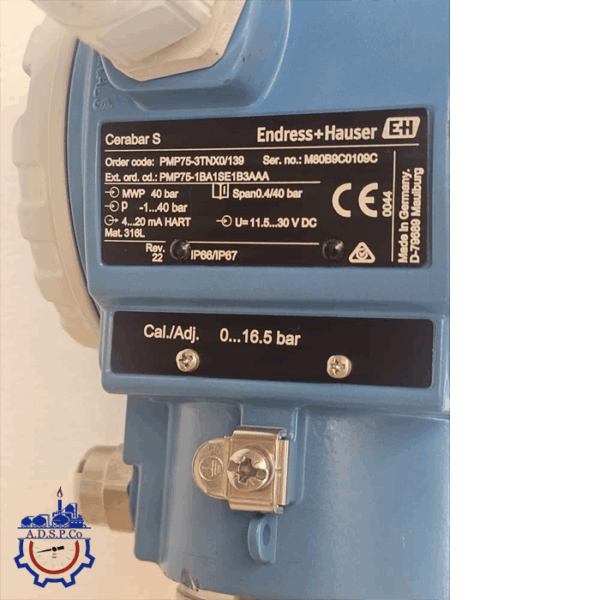 لول ترانسمیتر دیافراگمی PMP75-1BA1SE1B3AAA - تصویر 3