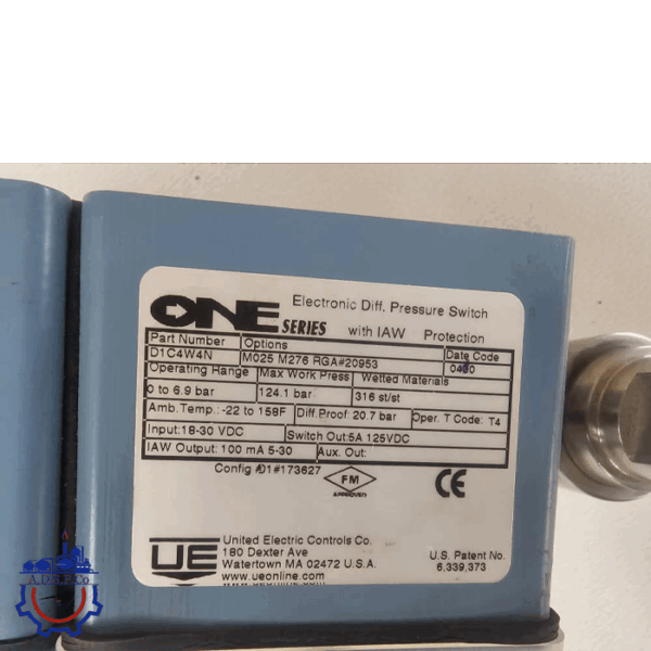 سوئیچ اختلاف فشار UE D1C4W4N - تصویر 2