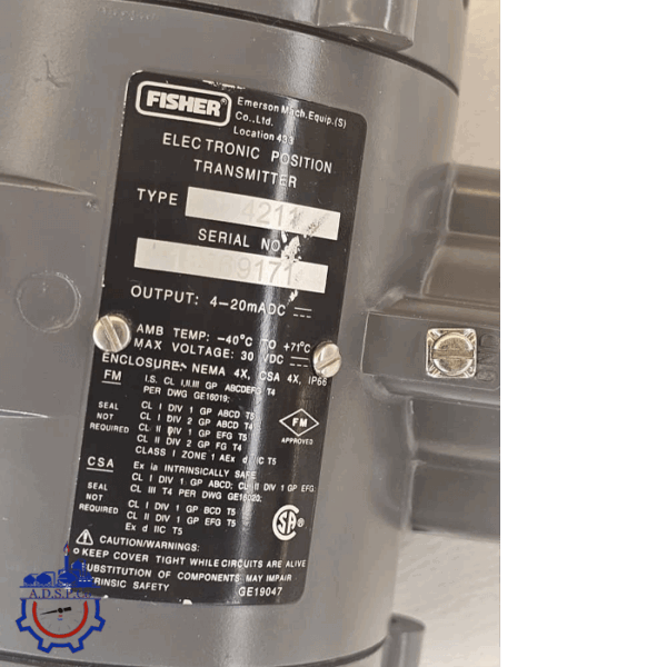 پوزیشن ترانسمیتر Fisher 4211 - تصویر 3