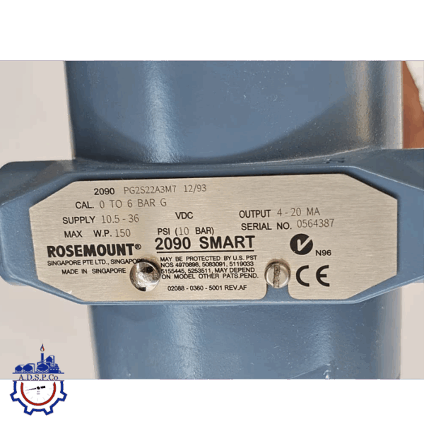 ترانسمیتر فشار Rosemount 2090P - تصویر 4