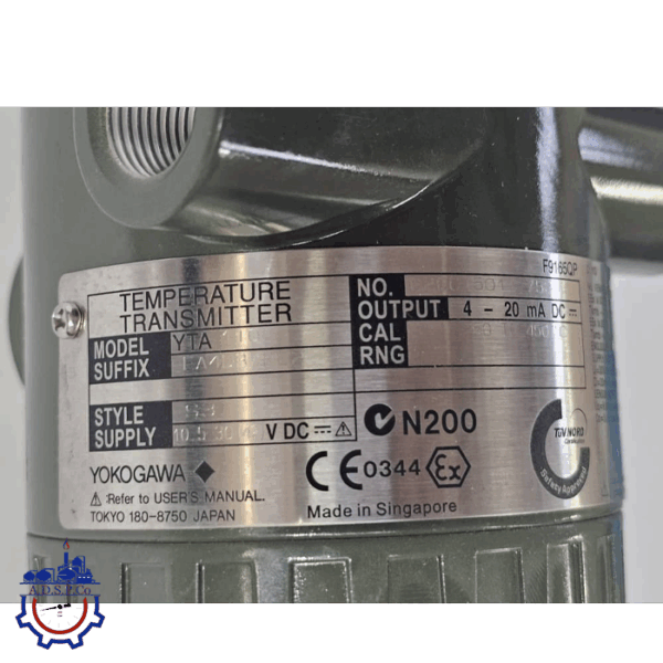 ترنسمیتر دما Yokogawa YTA110 - تصویر 2