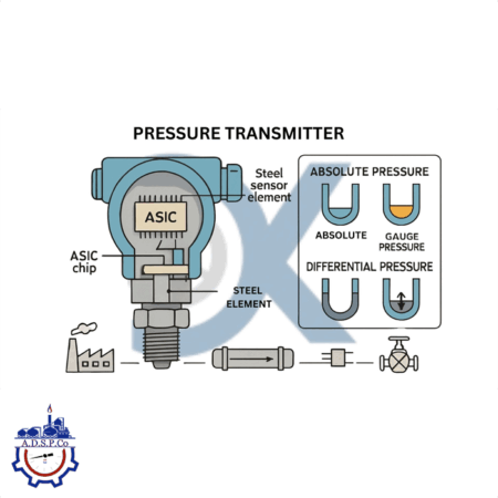 ترانسمیتر فشار: عملکرد، اجزاء و انواع مختلف آن در صنایع
