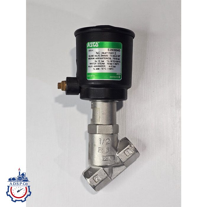انگل ولو ASCO E290B045 Angle valve 1/2 inch - تصویر 3