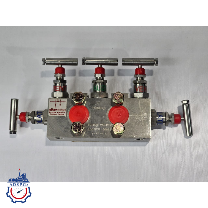 منیفولد ۵ راه ۵ شیر Oliver valve Y53S - تصویر 2