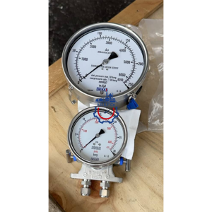 گیج اختلاف فشار اکسیژن WIKA 732.15.160 - Differential pressure gauge - For Oxygen Services